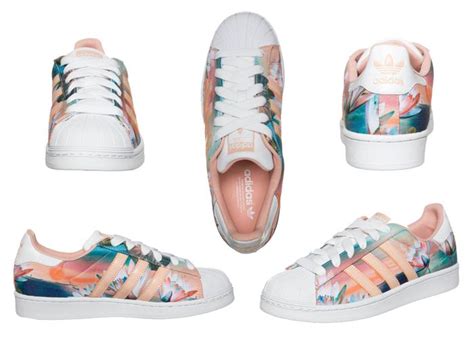 adidas superstar dames bloemen|adidas superstar schoenen.